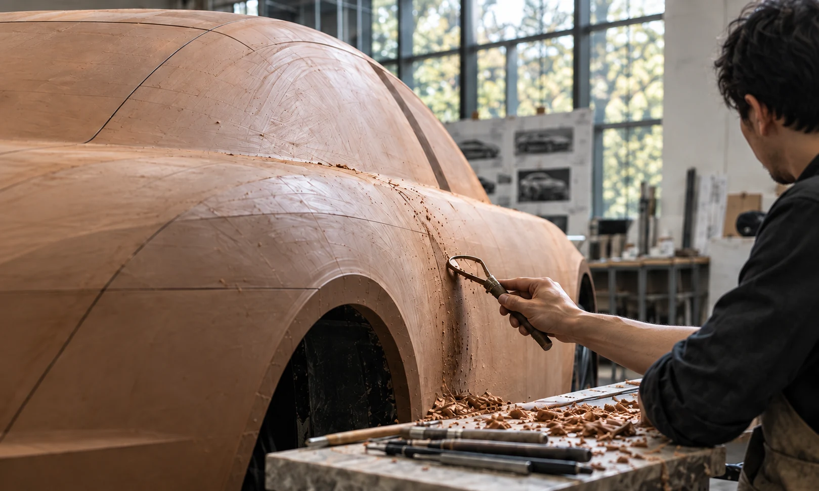 Learn the physical craft of design. Work from scale studies toward full-size clay models, with an emphasis on tools, surfaces and proportion.
